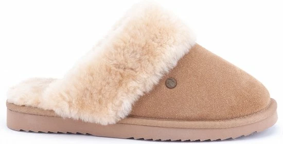Warmbat Flurry Suede Dames Pantoffels - Camel - Maat 42 18 Warmbat Flurry Suede Dames Pantoffels - Camel - Maat 42 - Afbeelding 16