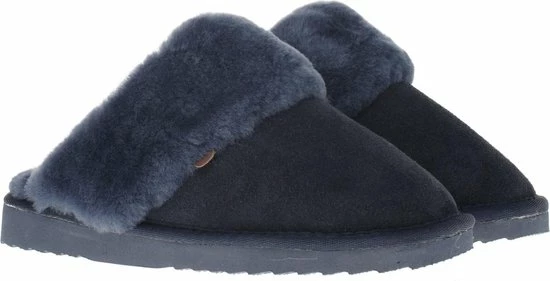 Warmbat Flurry Suede Dames Pantoffels - Dark Navy - Maat 42 10 Warmbat Flurry Suede Dames Pantoffels - Dark Navy - Maat 42 - Afbeelding 8