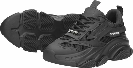 Steve Madden Dames Sneaker - Zwart - Maat 37 8 Steve Madden Dames Sneaker - Zwart - Maat 37 - Afbeelding 6