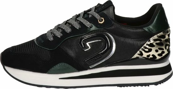 Cruyff Parkrunner Lux Lage Sneakers - Leren Sneaker - Dames - Zwart - Maat 40 10 Cruyff Parkrunner Lux Lage Sneakers - Leren Sneaker - Dames - Zwart - Maat 40 - Afbeelding 8