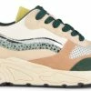 POSH By Poelman CAROCEL Dames Sneakers - Groen - Maat 38