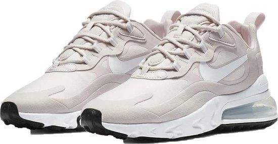 Nike Air Max 270 React - Maat 40 - Dames Sneakers - Roze/Wit 4 Nike Air Max 270 React - Maat 40 - Dames Sneakers - Roze/Wit - Afbeelding 2