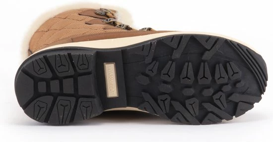 Warmbat Abbott Snowboots - Maat 40 - Vrouwen - Bruin - Crème - Geel 7 Warmbat Abbott Snowboots - Maat 40 - Vrouwen - Bruin - Crème - Geel - Afbeelding 5