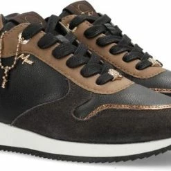 Mexx Dames Sneaker Eke Zwart / Bruin -Dames-schoenen Winkel 550x287 16