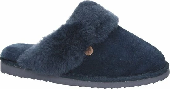 Warmbat Flurry Suede Dames Pantoffels - Dark Navy - Maat 42 4 Warmbat Flurry Suede Dames Pantoffels - Dark Navy - Maat 42 - Afbeelding 2
