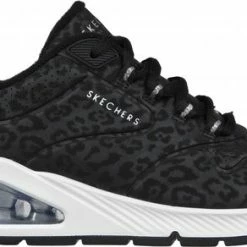 Skechers Uno 2 Sneakers Zwart Textiel - Dames - Maat 42 -Dames-schoenen Winkel 550x292 3