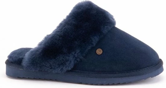 Warmbat Flurry Suede Dames Pantoffels - Dark Navy - Maat 42 20 Warmbat Flurry Suede Dames Pantoffels - Dark Navy - Maat 42 - Afbeelding 18