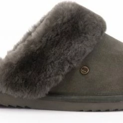 Warmbat Flurry Dames Sloffen - Olive - Maat 40