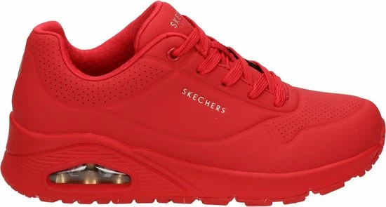 Skechers Uno Stand On Air Dames Sneakers - Rood - Maat 38 19 Skechers Uno Stand On Air Dames Sneakers - Rood - Maat 38 - Afbeelding 17