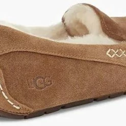 UGG Sloffen - Maat 41 - Vrouwen - Bruin/wit -Dames-schoenen Winkel 550x296 4