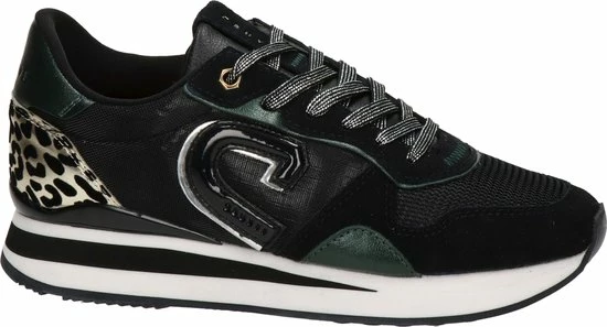 Cruyff Parkrunner Lux Lage Sneakers - Leren Sneaker - Dames - Zwart - Maat 40 4 Cruyff Parkrunner Lux Lage Sneakers - Leren Sneaker - Dames - Zwart - Maat 40 - Afbeelding 2