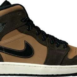 Nike Air Jordan 1 Mid Se ''Dark Chocolate'', DC7294-200, Maat 41, Bruin -Dames-schoenen Winkel 550x299 3