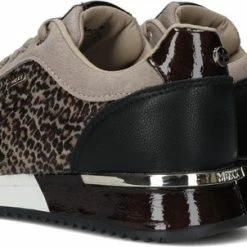 Mexx Dames Sneaker Fleur Taupe -Dames-schoenen Winkel 550x302