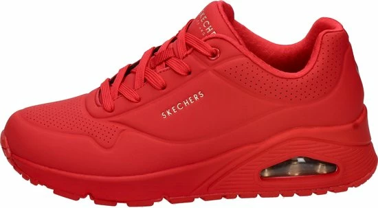 Skechers Uno Stand On Air Dames Sneakers - Rood - Maat 38 10 Skechers Uno Stand On Air Dames Sneakers - Rood - Maat 38 - Afbeelding 8