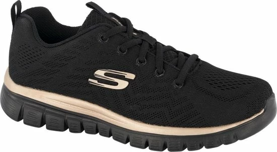 Skechers Graceful Get Connected Dames Sneakers - Zwart - Maat 39 3 Skechers Graceful Get Connected Dames Sneakers - Zwart - Maat 39