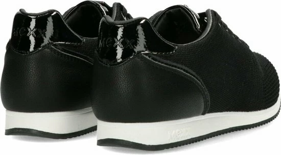 Mexx Sneaker Cato Zwart Met Witte Zool - Dames - Maat 39 6 Mexx Sneaker Cato Zwart Met Witte Zool - Dames - Maat 39 - Afbeelding 4
