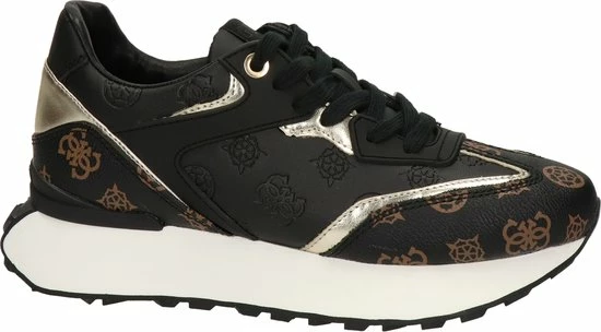 Guess Luchia Lage Sneakers - Dames - Zwart - Maat 40 4 Guess Luchia Lage Sneakers - Dames - Zwart - Maat 40 - Afbeelding 2