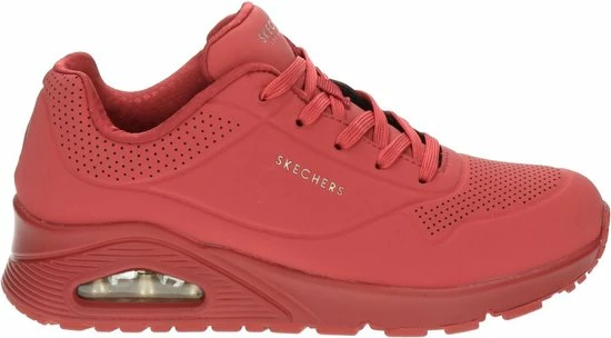 Skechers Uno Stand On Air Dames Sneakers - Rood - Maat 38 18 Skechers Uno Stand On Air Dames Sneakers - Rood - Maat 38 - Afbeelding 16