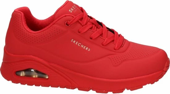Skechers Uno Stand On Air Dames Sneakers - Rood - Maat 38 20 Skechers Uno Stand On Air Dames Sneakers - Rood - Maat 38 - Afbeelding 18