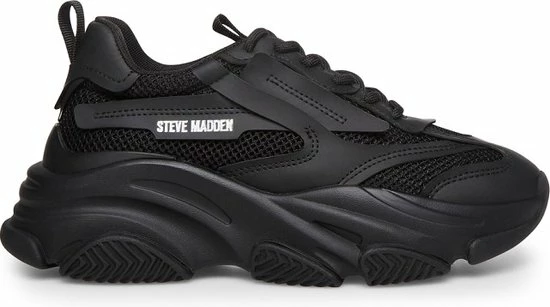 Steve Madden Dames Sneaker - Zwart - Maat 37 20 Steve Madden Dames Sneaker - Zwart - Maat 37 - Afbeelding 18