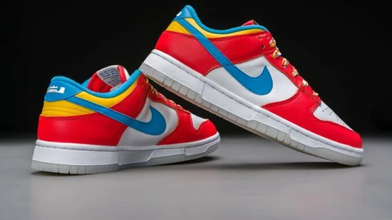 Nike Dunk Low QS LeBron James Fruity Pebbles DH8009-600 Maat 42 Kleur Als Op Foto 7 Nike Dunk Low QS LeBron James Fruity Pebbles DH8009-600 Maat 42 Kleur Als Op Foto - Afbeelding 5