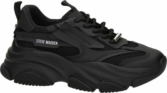 Steve Madden Dames Sneaker - Zwart - Maat 37 14 Steve Madden Dames Sneaker - Zwart - Maat 37 - Afbeelding 12