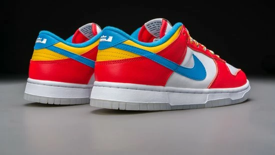 Nike Dunk Low QS LeBron James Fruity Pebbles DH8009-600 Maat 42 Kleur Als Op Foto 9 Nike Dunk Low QS LeBron James Fruity Pebbles DH8009-600 Maat 42 Kleur Als Op Foto - Afbeelding 7