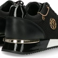 Mexx Dames Sneaker Gitte Glitter Zwart -Dames-schoenen Winkel 550x312
