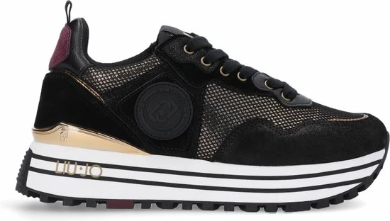 Liu Jo Maxi Wonder 01 Lage Sneakers - Dames - Zwart - Maat 38 3 Liu Jo Maxi Wonder 01 Lage Sneakers - Dames - Zwart - Maat 38