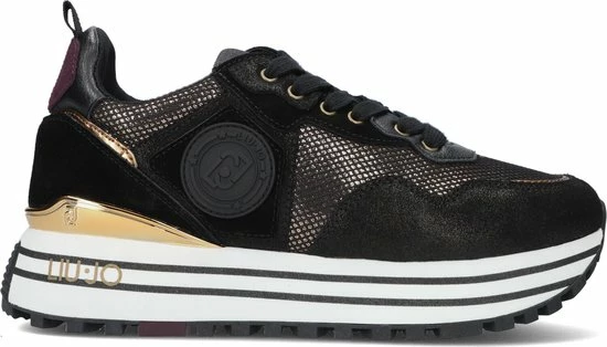 Liu Jo Maxi Wonder 01 Lage Sneakers - Dames - Zwart - Maat 38 11 Liu Jo Maxi Wonder 01 Lage Sneakers - Dames - Zwart - Maat 38 - Afbeelding 9