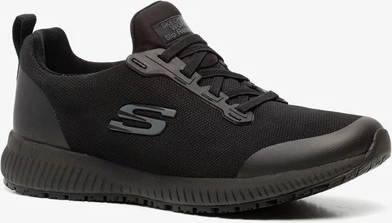Skechers Work Squad SR Sneakers Zwart 110313 - Dames - Maat 38 10 Skechers Work Squad SR Sneakers Zwart 110313 - Dames - Maat 38 - Afbeelding 8