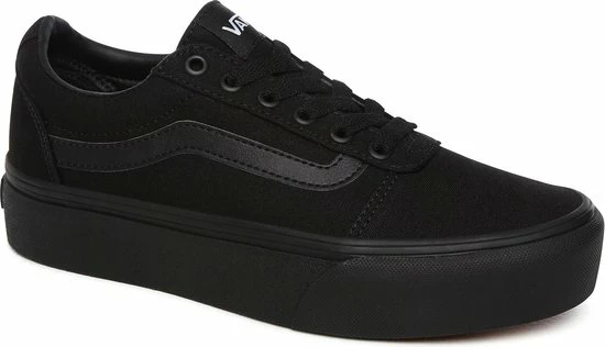 Vans Ward Platform Dames Sneakers - (Canvas) Black/Black - Maat 41 4 Vans Ward Platform Dames Sneakers - (Canvas) Black/Black - Maat 41 - Afbeelding 2