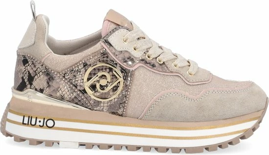 Liu Jo Maxi Wonder 24 Dames Sneakers - Licht Goud - Maat 40 3 Liu Jo Maxi Wonder 24 Dames Sneakers - Licht Goud - Maat 40