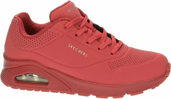 Skechers Uno Stand On Air Dames Sneakers - Rood - Maat 38 13 Skechers Uno Stand On Air Dames Sneakers - Rood - Maat 38 - Afbeelding 11