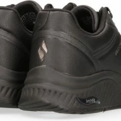 Skechers Arch Fit S-Miles- Mile Makers Dames Sneakers - Black - Maat 41 -Dames-schoenen Winkel 550x322