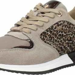 Mexx Dames Sneaker Fleur Taupe -Dames-schoenen Winkel 550x323