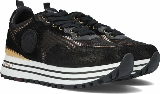 Liu Jo Maxi Wonder 01 Lage Sneakers - Dames - Zwart - Maat 38 4 Liu Jo Maxi Wonder 01 Lage Sneakers - Dames - Zwart - Maat 38 - Afbeelding 2