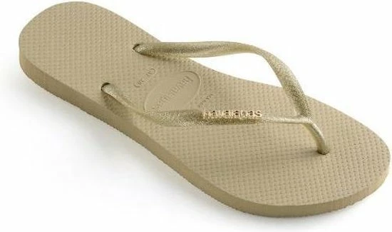 Havaianas Slim Dames Slippers - Sand Grey/Light Golden - Maat 39/40 27 Havaianas Slim Dames Slippers - Sand Grey/Light Golden - Maat 39/40 - Afbeelding 25