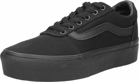 Vans Ward Platform Dames Sneakers - (Canvas) Black/Black - Maat 41 17 Vans Ward Platform Dames Sneakers - (Canvas) Black/Black - Maat 41 - Afbeelding 15