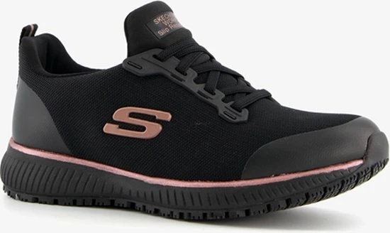 Skechers Work Squad SR Sneakers Zwart 110312 - Dames - Maat 36 10 Skechers Work Squad SR Sneakers Zwart 110312 - Dames - Maat 36 - Afbeelding 8
