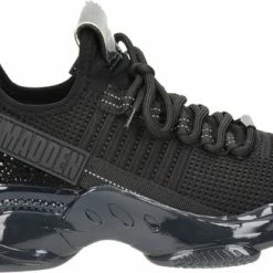 Steve Madden Dames Sneaker. - Zwart Zwart - Maat 37