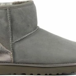 UGG Enkellaarsjes Dames / Laarzen / Damesschoenen - Wol - 1120872 - Grijs - Maat 38