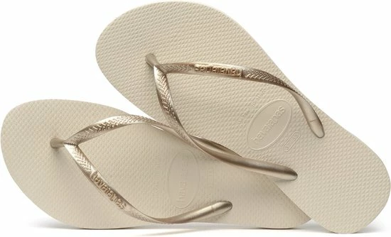 Havaianas Slim Dames Slippers - Sand Grey/Light Golden - Maat 39/40 18 Havaianas Slim Dames Slippers - Sand Grey/Light Golden - Maat 39/40 - Afbeelding 16