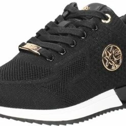 Mexx Dames Sneaker Gitte Glitter Zwart -Dames-schoenen Winkel 550x335 1