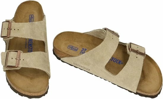 Birkenstock Arizona SFB VL Narrow Dames Slippers - Taupe - Maat 40 13 Birkenstock Arizona SFB VL Narrow Dames Slippers - Taupe - Maat 40 - Afbeelding 11