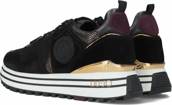 Liu Jo Maxi Wonder 01 Lage Sneakers - Dames - Zwart - Maat 38 12 Liu Jo Maxi Wonder 01 Lage Sneakers - Dames - Zwart - Maat 38 - Afbeelding 10