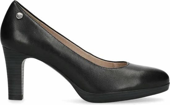 No Stress - Dames - Zwarte Leren Pumps - Maat 39 3 No Stress - Dames - Zwarte Leren Pumps - Maat 39