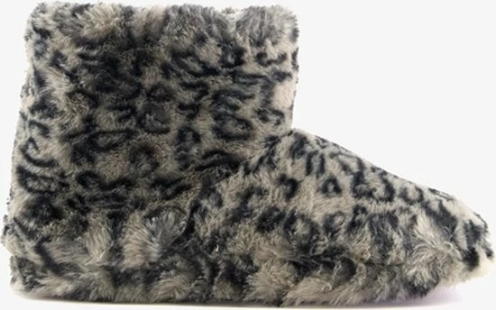 Thu!s Dames Sloffen Met Luipaardprint - Grijs - Maat 38 - Pantoffels 9 Thu!s Dames Sloffen Met Luipaardprint - Grijs - Maat 38 - Pantoffels - Afbeelding 7