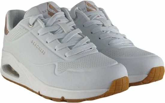 Skechers Uno Golden Air Dames Sneakers - White - Maat 42 7 Skechers Uno Golden Air Dames Sneakers - White - Maat 42 - Afbeelding 5