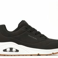 Skechers Uno Stand On Air Sneakers Zwart/Wit Dames - Maat 37